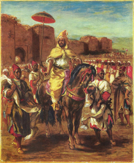 Portrait of the Sultan of Morocco 