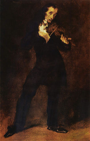 Retrato de Paganini