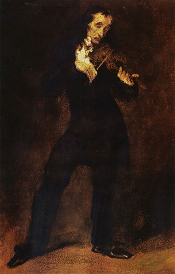 Portrait of Paganini 