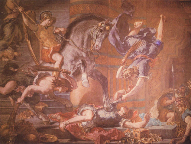 Saint-Sulpice, Chapel of the Holy Angels, scene