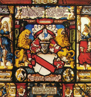 Wappenscheibe der...