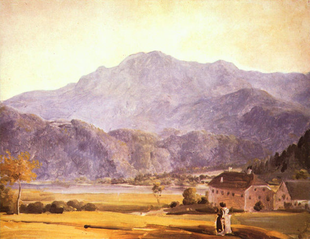 Paisaje con Herzogstand y Heimgarten