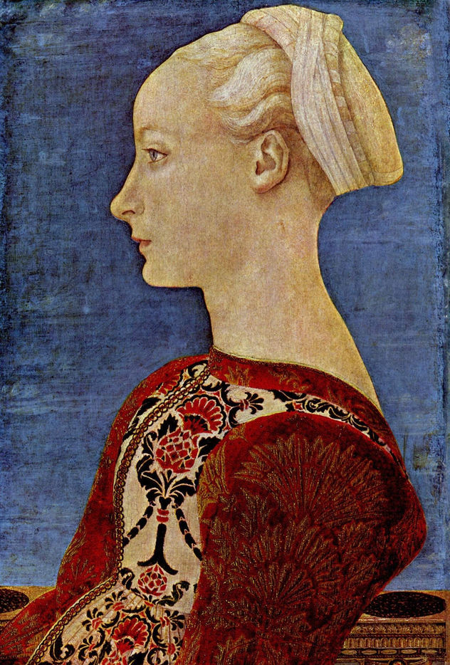 Porträt einer vornehmen jungen Frau, Fragment