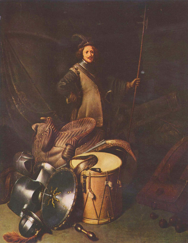 Retrato de un oficial de la guilda de tiradores de Leiden