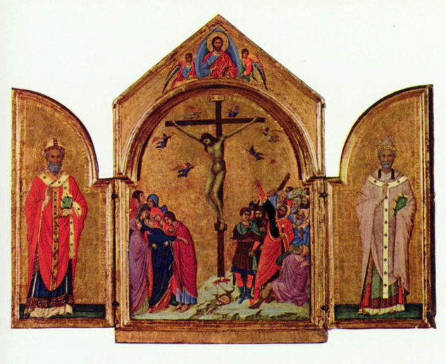 Crucifixion Triptych, left 