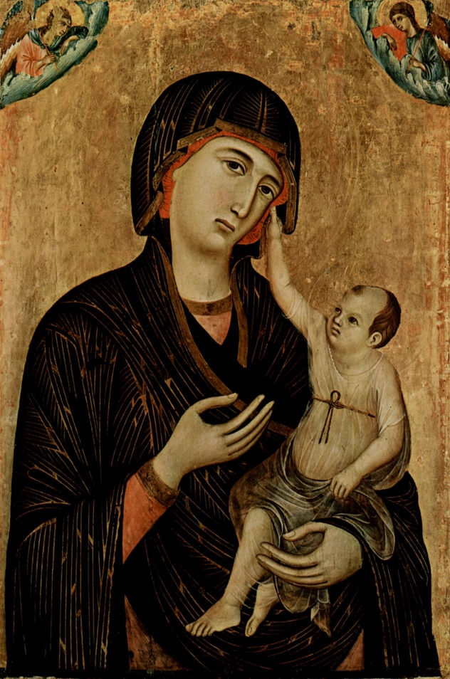 Madonna di Crevole, escena