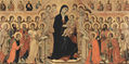 Maestà, Altarretablo de la catedral de Siena, lado frontal, tabla principal, escena