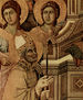 Maestà, Altarretabel de la catedral de Siena, lado frontal, tabla principal con Maestà, escena