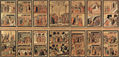 Maestà, Altarpiece of the Cathedral of Siena, reverse, main register with scenes of the Passion of Christ, general view