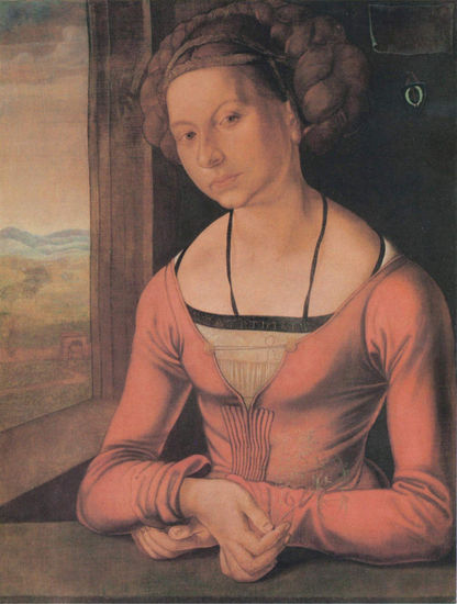 Mrs. Fürlegerin with Braided Hair 