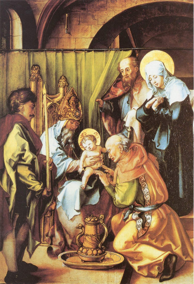 The Seven Sorrows of Mary, central panel, scene
