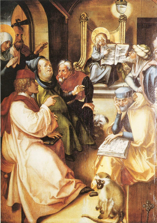 The Seven Sorrows of Mary, central panel, scene
