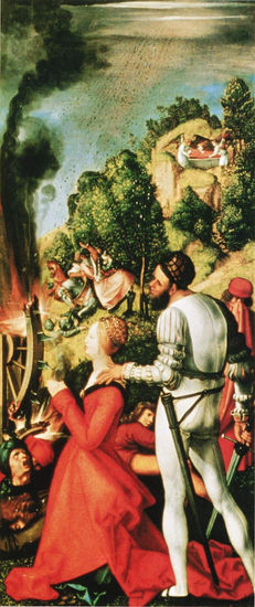 Heller Altarpiece, right panel, scene 