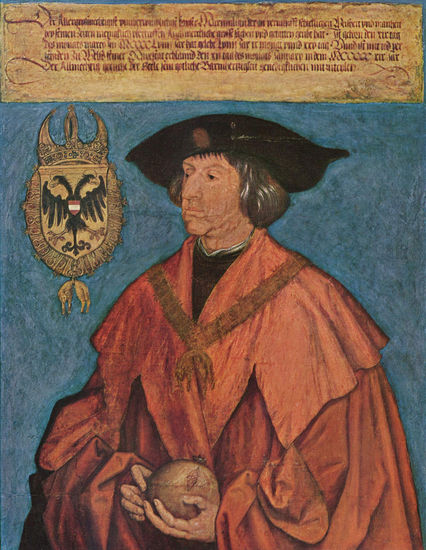 Retrato del emperador Maximiliano I 