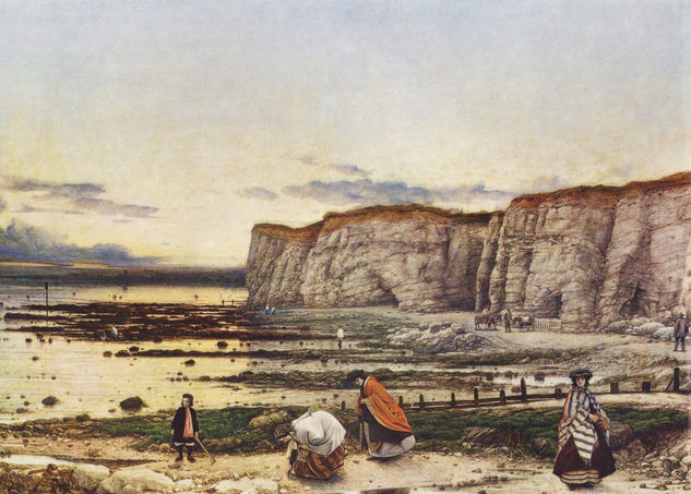 Pegwell Bay en Kent - un recuerdo del 5 de octubre de 1858 