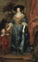 Portrait of Queen Henrietta Maria with the Dwarf Sir Jeffrey Hudson.