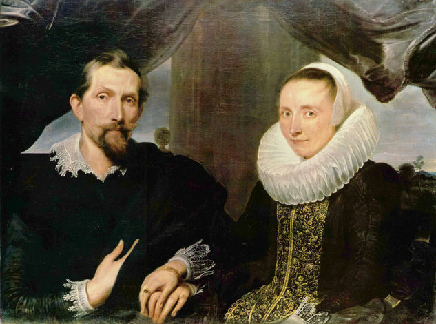 Porträt de Frans Snyders y su esposa 