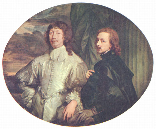 Portrait of Sir Endimion Porter and Self-Portrait by Anthonis van Dyck 