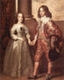 Portrait of William of Orange as a prince with his future bride Mary Stuart