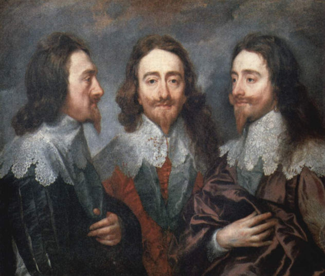 Porträt Karl des I., König von England
