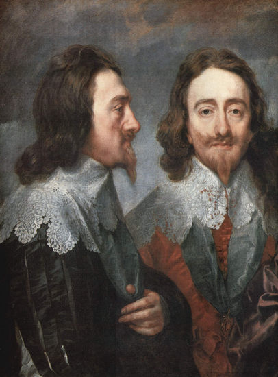 Portrait of Charles I, King of England, Detail 