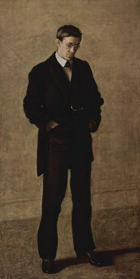 El pensador, retrato de Louis N. Kenton 