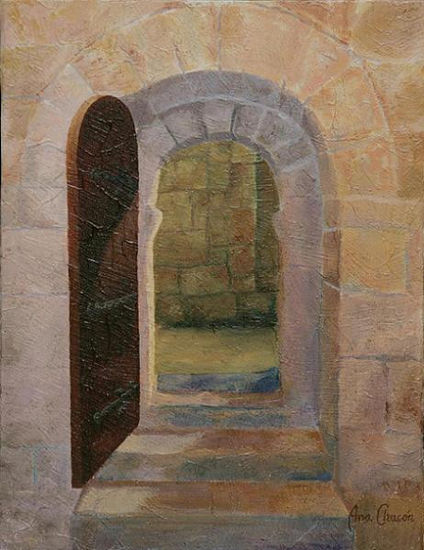 Puerta abierta Oil Canvas Others