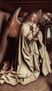 Ghent Altarpiece, Adoration of the Mystic Lamb, left outer wing, middle exterior scene