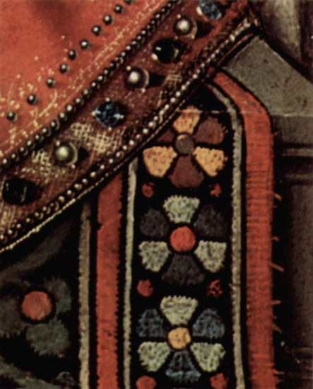 Madonna del canónigo Georg van der Paele, Detalle 