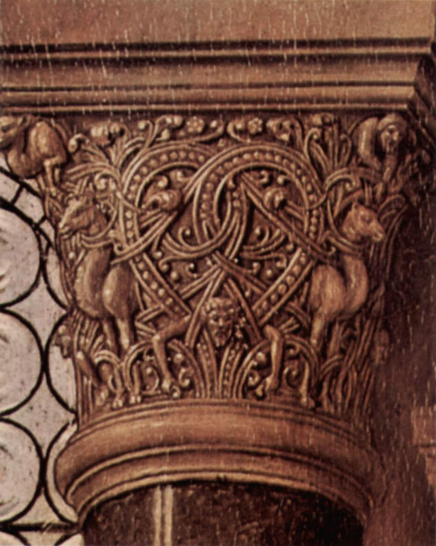 Madonna del canónigo Georg van der Paele, Detalle