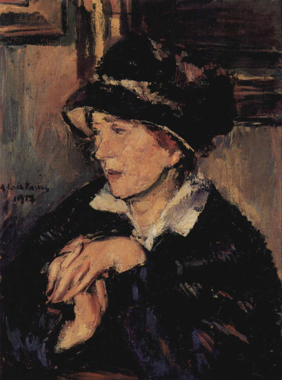 Portrait of a Lady with a Dark Hat 