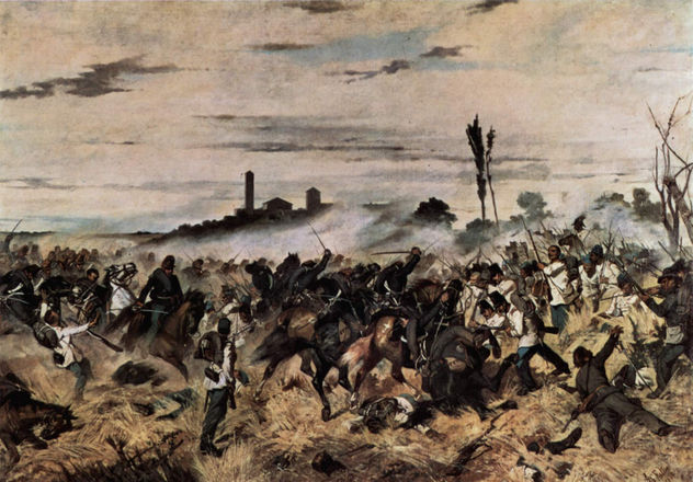 El ataque a la Madonna Scoperta (La batalla de Montebello)