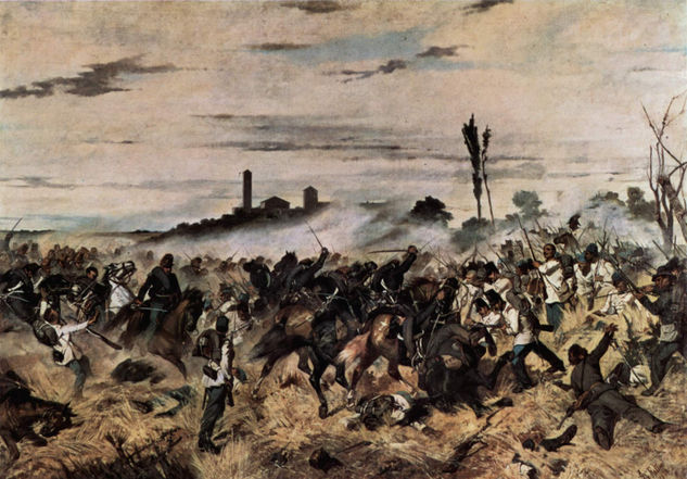 El ataque a la Madonna Scoperta (La batalla de Montebello) 