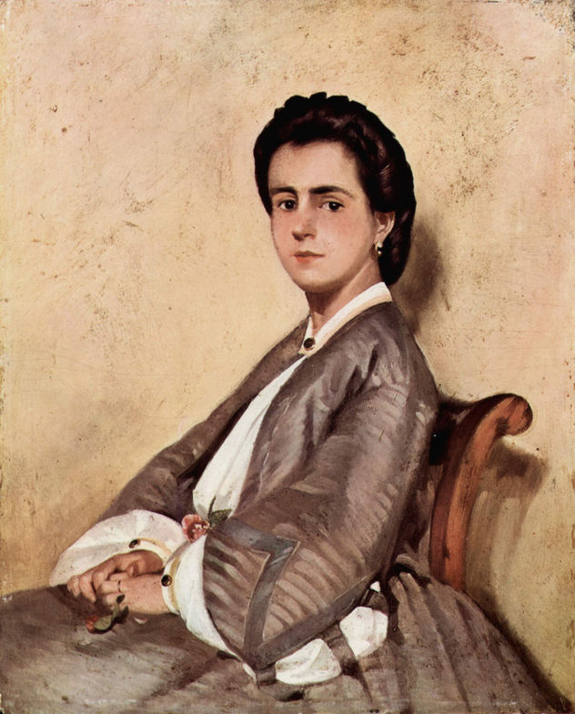 Retrato de la prima del artista