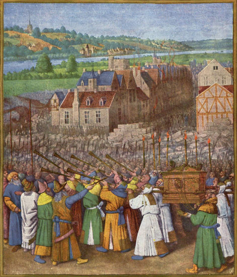 Livres d'heures des Étienne Chevalier, escena 