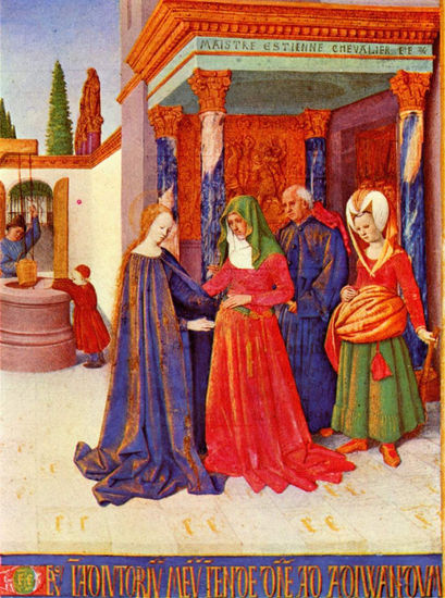 Livres d'heures des Étienne Chevalier, escena 