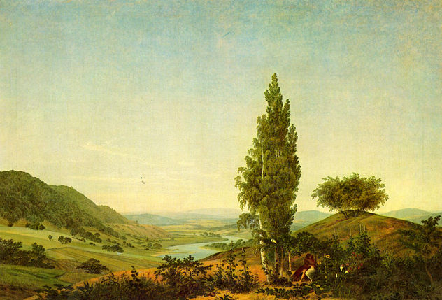 El verano (Paisaje con pareja de amantes)