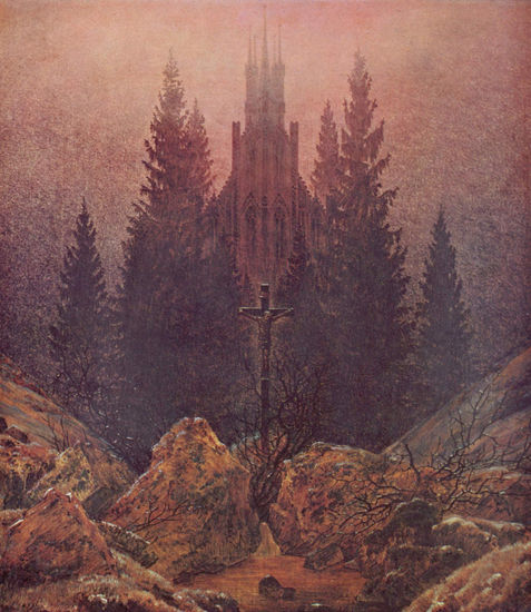 Cross and Cathedral in the Mountain 