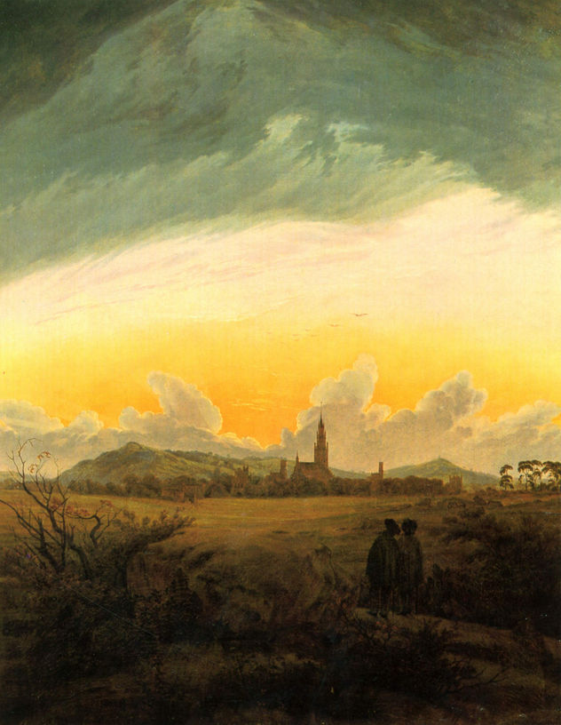 Neubrandenburgo (Neubrandenburgo en la niebla de la mañana)