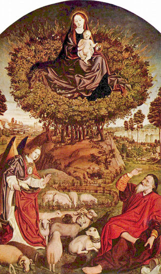 Triptych of the Burning Bush, Central Panel 