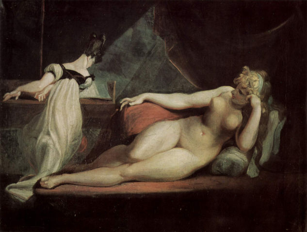 Reclining Nude and Pianist 