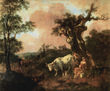 Woodcutters Courting a Milkmaid