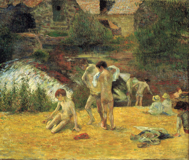 Bather at the Mill of Bois d'Amour, Pont-Aven 