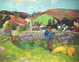 Breton Landscape with Pig Herdsman