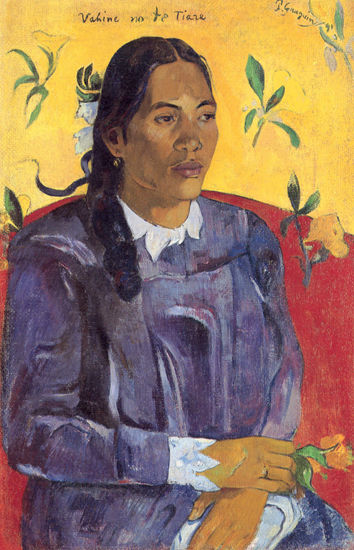 The Woman with the Flower 