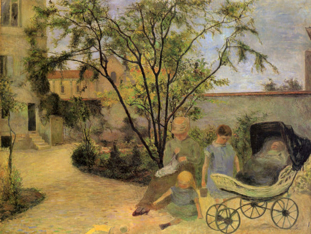 Garten in der Rue Carcel 