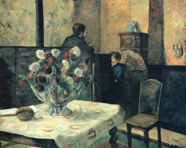 Interior of the Painter in Rue Carcel 