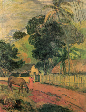 Landscape (Horse on...