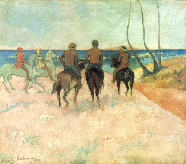 Rider on the Beach 