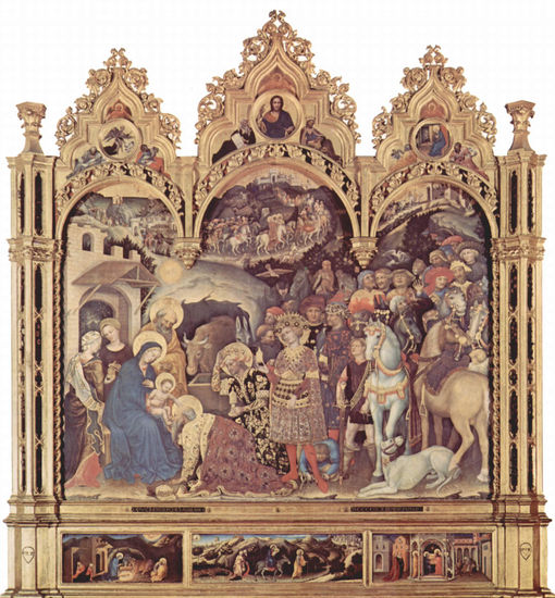 Adoration of the Magi, general view 